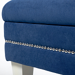 Мягкая банкетка с зоной для хранения Casket Blue варинант исполнения - 3 | Loft Concept в Санкт-петербурге