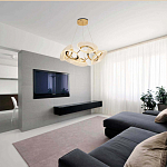 Люстра подвесная с 6-ю круглыми светодиодными лампами Catcher варинант исполнения - 2 | Loft Concept в Санкт-петербурге