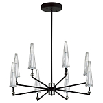 Люстра с прозрачными плафонами из стекла Umbrella варинант исполнения - 1 | Loft Concept в Санкт-петербурге