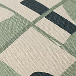 Подушка декоративная зеленого цвета с геометрическим рисунком Divine Abstractions варинант исполнения - 2 | Loft Concept в Санкт-петербурге