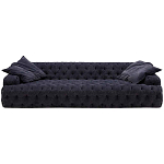 Трехместный диван темно-синий Campion Deep Blue Sofa варинант исполнения - 1 | Loft Concept в Санкт-петербурге