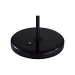 Настольная лампа черного цвета с круглым основанием и длинным прямым плафоном Trumpet tube варинант исполнения - 3 | Loft Concept в Санкт-петербурге