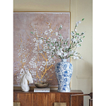 Ваза фарфоровая высокая с синими цветочными мотивами Independence варинант исполнения - 4 | Loft Concept в Санкт-петербурге