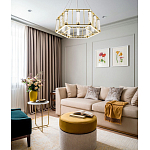 Люстра в форме шестиугольника с хрустальным декором Agace Crystal Chandelier варинант исполнения - 2 | Loft Concept в Санкт-петербурге