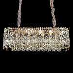 Люстра овальная с хрустальными подвесками Roul Crystal Light варинант исполнения - 2 | Loft Concept в Санкт-петербурге