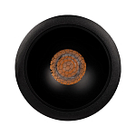 Встраиваемый спот светодиодный круглый черного цвета с углублением Ombra Lux  варинант исполнения - 2 | Loft Concept в Санкт-петербурге