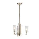  Люстра с прозрачными рифлеными цилиндрическими плафонами Kichler варинант исполнения - 9 | Loft Concept в Санкт-петербурге