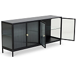 Сервант четырехдверный с рифленым стеклом The Keeper варинант исполнения - 2 | Loft Concept в Санкт-петербурге