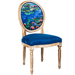 Стул из натурального бука с цветочным принтом Impressionism in Art варинант исполнения - 2 | Loft Concept в Санкт-петербурге