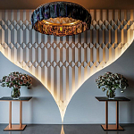 Гипсовая 3D Панель CRYSTAL SYMPHONY A варинант исполнения - 1 | Loft Concept в Санкт-петербурге