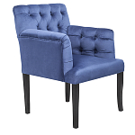 Кресло Addison Chic Armchair deep blue velour варинант исполнения - 1 | Loft Concept в Санкт-петербурге