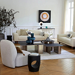 Приставной столик черного цвета AMORPHOUS варинант исполнения - 4 | Loft Concept в Санкт-петербурге