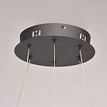 Люстра с двумя кольцами черного цвета с хрустальными элементами QUARTZ CRYSTAL варинант исполнения - 15 | Loft Concept в Санкт-петербурге