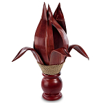 Настольная лампа красная INDONESIAN LAMPS варинант исполнения - 1 | Loft Concept в Санкт-петербурге