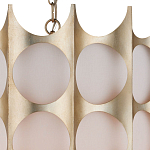 Подвесной светильник в форме цилиндра с фактурным серебряным каркасом и тканевым абажуром Silver Honeycomb варинант исполнения - 2 | Loft Concept в Санкт-петербурге