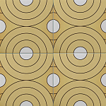 Дизайнерская плитка с узором Диски варинант исполнения - 1 | Loft Concept в Санкт-петербурге