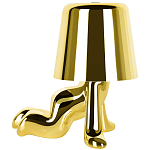 Настольная лампа фигурная цвета золото с гладким абажуром Высота 17 см Sophia варинант исполнения - 4 | Loft Concept в Санкт-петербурге