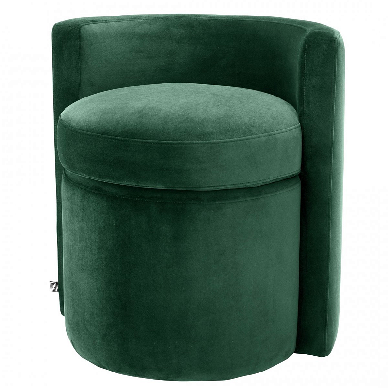 Кресло Eichholtz Stool Arcadia dark green Зеленый в Санкт-петербурге | Loft Concept 