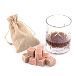 Камни для охлаждения виски из розового мрамора Natural Stone Cube варинант исполнения - 5 | Loft Concept в Санкт-петербурге