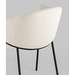 Стул Brace букле белый варинант исполнения - 3 | Loft Concept в Санкт-петербурге