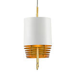 Люстра прямоугольная с белыми цилиндрическими абажурами White Ribbon варинант исполнения - 1 | Loft Concept в Санкт-петербурге