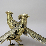 Статуэтка бронзовая пара Фазаны Bronze Birds варинант исполнения - 1 | Loft Concept в Санкт-петербурге