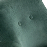 Кресло велюровое темно-зеленого цвета Diaspro Green Armchair варинант исполнения - 5 | Loft Concept в Санкт-петербурге