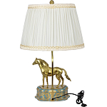 Настольная лампа из фарфора Лошадь Frodi варинант исполнения - 2 | Loft Concept в Санкт-петербурге