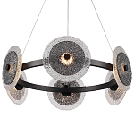 Люстра с плафонами из фактурного двойного стекла Heterochromia варинант исполнения - 2 | Loft Concept в Санкт-петербурге