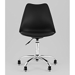 Офисный стул на металлическом основании EGGERY Black пластик варинант исполнения - 5 | Loft Concept в Санкт-петербурге