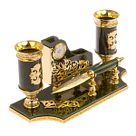 Настольный письменный набор из нефрита с ножом для бумаг в подарочной коробке Maecenas варинант исполнения - 2 | Loft Concept в Санкт-петербурге