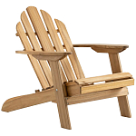 Уличное кресло из массива акации Adirondack Wooden Chair Natural варинант исполнения - 1 | Loft Concept в Санкт-петербурге