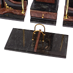 Настольный письменный набор из лемезита и змеевика с декором в виде Орла в подарочной упаковке Successful Leader варинант исполнения - 4 | Loft Concept в Санкт-петербурге