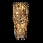 Бра с каскадом из прозрачного хрусталя и корпусом золотого цвета Constant Sparks варинант исполнения - 1 | Loft Concept в Санкт-петербурге