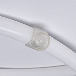 Люстра белого цвета с тремя изогнутыми светодиоидными плафонами Luke Lampco Tracer Lamp варинант исполнения - 6 | Loft Concept в Санкт-петербурге