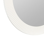 Зеркало в круглой фактурной раме Mirror Modern Texture белое варинант исполнения - 2 | Loft Concept в Санкт-петербурге