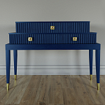 Премиальная Консоль с тремя ящиками Elsa Dreams Blue варинант исполнения - 3 | Loft Concept в Санкт-петербурге