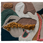 Тканый вручную текстильный гобелен Orchid варинант исполнения - 3 | Loft Concept в Санкт-петербурге