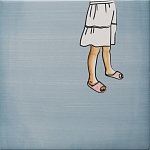 Плитка с узором Девочка единорог варинант исполнения - 4 | Loft Concept в Санкт-петербурге