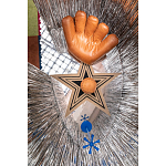 Дизайнерский ковер в виде звезды Poltronova Tappeto Stella Grey Navy Blue Rug варинант исполнения - 3 | Loft Concept в Санкт-петербурге