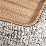 Столик прикроватный мягкий Soft Table from Chenille варинант исполнения - 4 | Loft Concept в Санкт-петербурге
