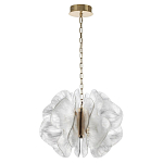 Люстра с крупными рельефным декором в виде лепестков 60 см Ethereal Bloom варинант исполнения - 2 | Loft Concept в Санкт-петербурге