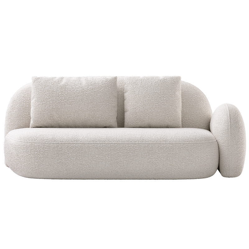 Двухместный модульный Диван Orus Белый в Санкт-петербурге | Loft Concept 