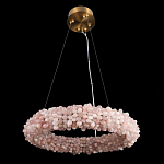 Люстра кольцевая с частичками натурального горного хрусталя Crystal Shimmer варинант исполнения - 3 | Loft Concept в Санкт-петербурге