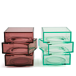 Стол журнальный в форме кубов Acrylic Furniture Lumina Mint Breeze варинант исполнения - 5 | Loft Concept в Санкт-петербурге