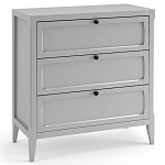 Комод с 3-мя ящиками серый Silva Grey Chest of Drawers варинант исполнения - 2 | Loft Concept в Санкт-петербурге