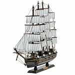 Декоративная модель деревянного тёмно-коричневого парусника в подарочной упаковке With The low варинант исполнения - 3 | Loft Concept в Санкт-петербурге