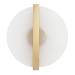 Бра с белым матовым стеклянным плафоном круглой формы Soft Glow Harmony варинант исполнения - 1 | Loft Concept в Санкт-петербурге