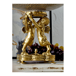 Чаша фарфоровая на двух бронзовых ангелах Eden Garden варинант исполнения - 5 | Loft Concept в Санкт-петербурге