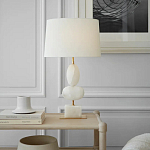 Настольная лампа на фигурном мраморном основании Conundrum варинант исполнения - 2 | Loft Concept в Санкт-петербурге